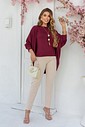 CONJUNTO CARDIGAN | T-SHIRT - BORDÔ CONJUNTO CARDIGAN | T-SHIRT - BORDÔ