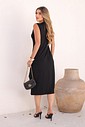 VESTIDO COM FENDA - PRETO VESTIDO COM FENDA - PRETO