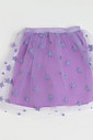 SHORT SAIA TULE LILAS ESTRELAS