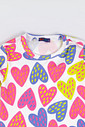 CONJUNTO MENINA BLUSA E SHORTS SAIA LOVE COLORS