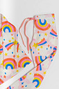 CONJUNTO CALÇA E BLUSA ARCO IRIS
