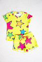 CONJUNTO MENINA BLUSA E SHORTS ESTRELAS