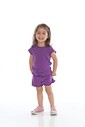 CONJUNTO MENINA BLUSA E SHORTS ROXO CONJUNTO MENINA BLUSA E SHORTS ROXO