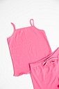 CONJUNTO MENINA BLUSA ALÇA E SHORTS ROSA CONJUNTO MENINA BLUSA ALÇA E SHORTS ROSA