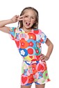 CONJUNTO MENINA BLUSA E SHORTS COLORS CONJUNTO MENINA BLUSA E SHORTS COLORS