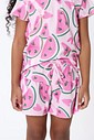 CONJUNTO MENINA BLUSA E SHORTS SAIA MELANCIA CONJUNTO MENINA BLUSA E SHORTS SAIA MELANCIA