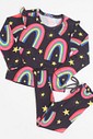 CONJUNTO CALÇA E BLUSA LONGA ARCO IRIS BLACK CONJUNTO CALÇA E BLUSA LONGA ARCO IRIS BLACK