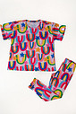 CONJUNTO MENINA CAMISETA E LEGGING RAIBOW