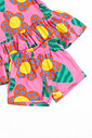 CONJUNTO MENINA BATA E SHORTS ALEGRIA EM FLOR
