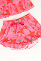 CONJUNTO MENINA BLUSA ALÇA E SHORTS  STAR PINK
