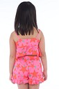 CONJUNTO MENINA BLUSA ALÇA E SHORTS  STAR PINK