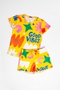 CONJUNTO MENINA BLUSA E SHORTS GOOD VIBES CONJUNTO MENINA BLUSA E SHORTS GOOD VIBES
