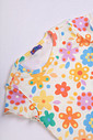 CONJUNTO MENINA BLUSA E SHORTS FLORES DE VERÃO