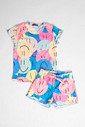 CONJUNTO MENINA BLUSA E SHORTS SMILE CONJUNTO MENINA BLUSA E SHORTS SMILE