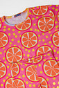 CONJUNTO MENINA CAMISETA E LEGGING LARANJA