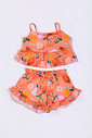 CONJUNTO MENINA BLUSA ALÇA E SHORTS FRUTINHAS