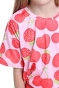 CONJUNTO MENINA CAMISETA E LEGGING DOCE FRUTINHAS