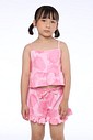 CONJUNTO MENINA BLUSA ALÇA E SHORTS STRAWBERRY CONJUNTO MENINA BLUSA ALÇA E SHORTS STRAWBERRY