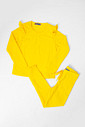 CONJUNTO CALÇA E BLUSA LONGA AMARELO CONJUNTO CALÇA E BLUSA LONGA AMARELO