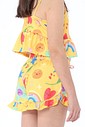CONJUNTO MENINA BLUSA ALÇA E SHORTS DIA COLORIDO