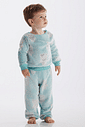 PIJAMA MANGA LONGA COM CALCA EM FLEECE ROTATIVO UNISSEX 