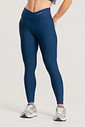 Legging Feminina Fitness Cós Transpassado Marinho