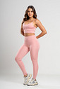 Conjunto Feminino Fitness Legging e Top Rosê Conjunto Feminino Fitness Legging e Top Rosê