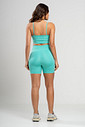 Conjunto Feminino Fitness Shorts e Top Turquesa