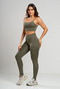 Legging Feminina Fitness Verde Musgo