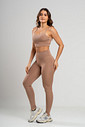 Conjunto Feminino Fitness Legging e Top Coffee Conjunto Feminino Fitness Legging e Top Coffee