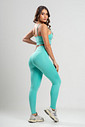 Legging Feminina Fitness Turquesa Legging Feminina Fitness Turquesa
