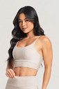 Top Feminino Fitness Off White