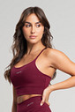 Top Feminino Fitness Bordô
