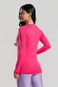 Camiseta Feminina Manga Longa Fitness Pink