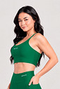Top Feminino Fitness Verde