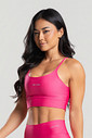 Top Feminino Fitness Rosa Neon