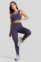 Conjunto Fitness Legging Bolso Lateral e Top Petúnia