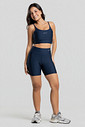 Conjunto Fitness Shorts Bolso Lateral e Top Marinho Conjunto Fitness Shorts Bolso Lateral e Top Marinho