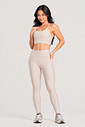 Conjunto Fitness Legging Bolso Lateral e Top Off White Conjunto Fitness Legging Bolso Lateral e Top Off White
