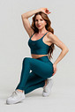 Conjunto Feminino Fitness Legging e Top Esmeralda
