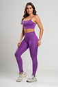 Conjunto Feminino Fitness Legging e Top Roxo Conjunto Feminino Fitness Legging e Top Roxo