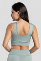 Top Decote U Fitness Verde Pistache