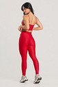 Conjunto Feminino Fitness Legging e Top Vermelho