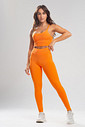 Legging Feminina Fitness Laranja