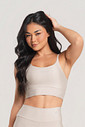 Top Feminino Fitness Off White