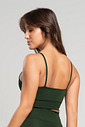 Top Feminino Fitness Verde Sálvia