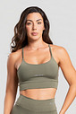Top Feminino Fitness Verde Militar Top Feminino Fitness Verde Militar