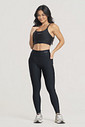 Conjunto Fitness Legging Bolso Lateral e Top Preto Conjunto Fitness Legging Bolso Lateral e Top Preto