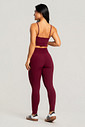 Conjunto Feminino Fitness Legging e Top Bordô Conjunto Feminino Fitness Legging e Top Bordô