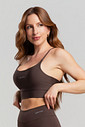 Top Feminino Fitness Marrom Classic Top Feminino Fitness Marrom Classic